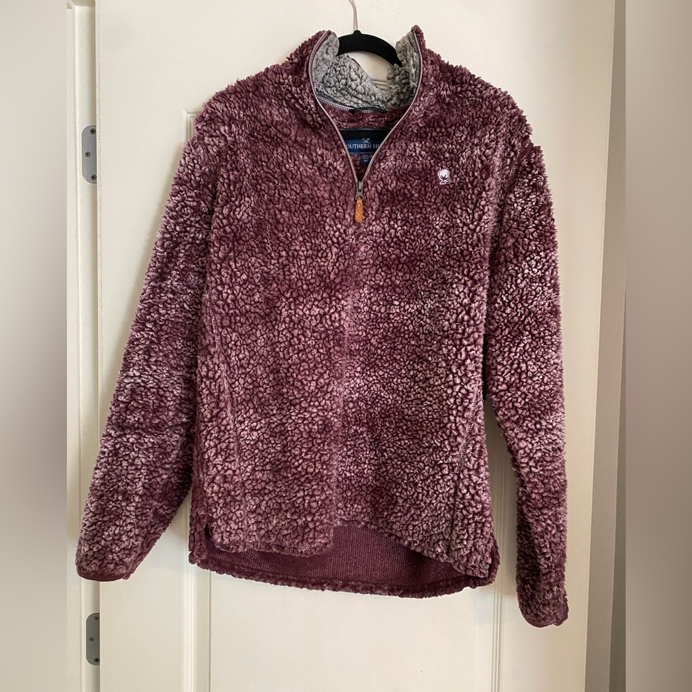 size medium, southern shirt quarterzip